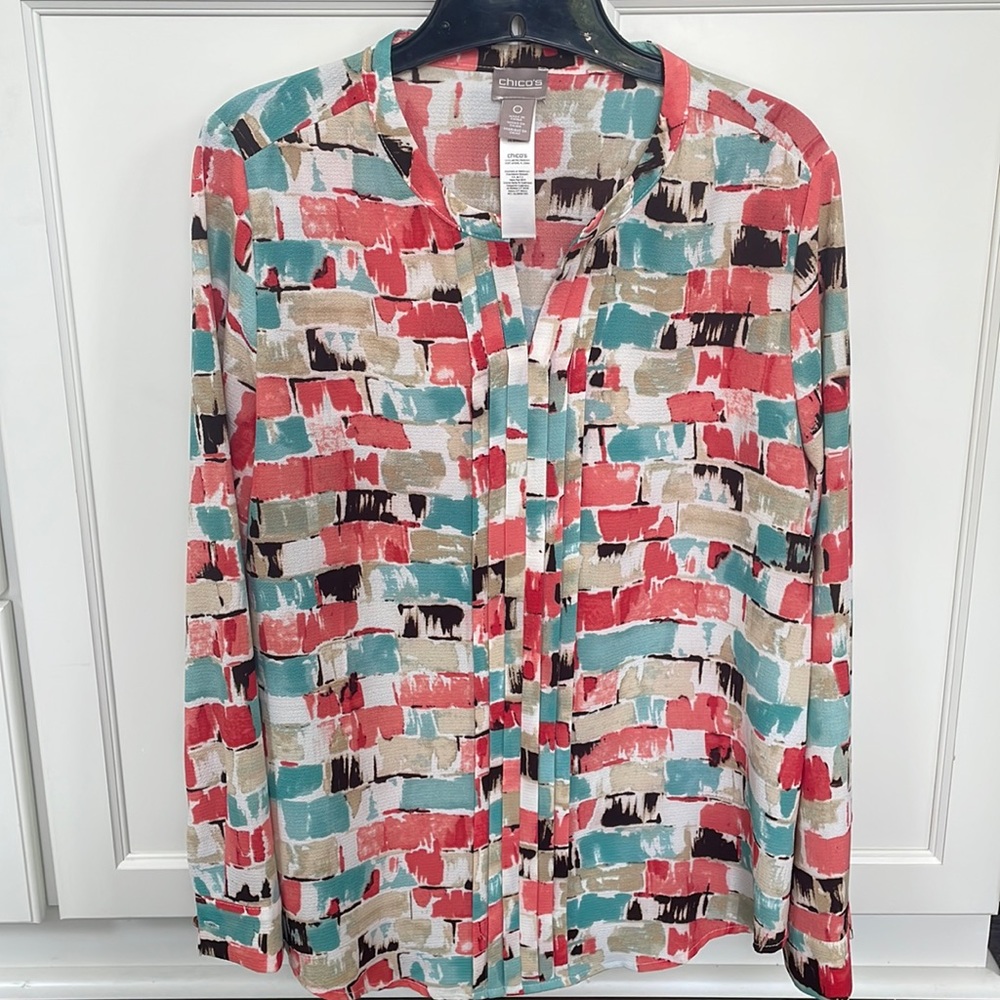 Chicos contemporary long sleeve beautiful size 0